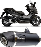 Impianto Di Scarico Completo Non Catalizzato E Senza Omologazione Suono Lv One Evo Acciaio Nero Fondello Carbonio - Leovince Compatibile Con Yamaha Fz-07 (2017-2020)
