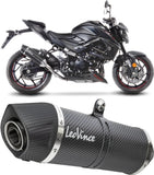 Terminale Di Scarico Senza Omologazione Suono Lv One Evo Carbonio Fondello Carbonio - Leovince Compatibile Con Suzuki Gsx-S 750 - Z Abs A2 (2019-2020)