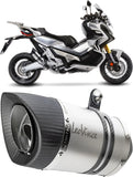 Terminale Di Scarico Senza Omologazione Suono Lv Pro Acciaio Fondello Carbonio - Leovince Compatibile Con Honda X-Adv 750 (2017-2024)
