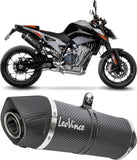 Terminale Di Scarico Senza Omologazione Suono Lv One Evo Carbonio Fondello Carbonio - Leovince Compatibile Con Ktm 790 Duke - L A2 (2025-2026)