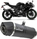 Terminale Di Scarico Senza Omologazione Suono Lv One Evo Carbonio Fondello Carbonio - Leovince Compatibile Con Kawasaki Zx 6R Ninja (2019-2020)