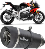 Terminale Di Scarico Senza Omologazione Suono Factory S Carbonio Fondello Carbonio - Leovince Compatibile Con Aprilia Tuono V4 1100 Rr (2019-2020)