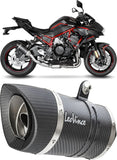 Terminale Di Scarico Senza Omologazione Suono Lv Pro Carbonio Fondello Carbonio - Leovince Compatibile Con Kawasaki Z H2 1000 (2020-2024)