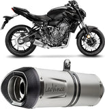 Impianto Di Scarico Completo Non Catalizzato E Senza Omologazione Suono Lv One Evo Acciaio Fondello Carbonio - Leovince Compatibile Con Yamaha Yzf-R7 700 (2021-2024)