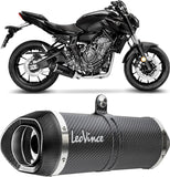 Impianto Di Scarico Completo Non Catalizzato E Senza Omologazione Suono Lv One Evo Carbonio Fondello Carbonio - Leovince Compatibile Con Yamaha Xsr 700 (2021-2024)