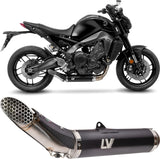 Impianto Di Scarico Completo Non Catalizzato E Senza Omologazione Suono Lv Race Acciaio - Leovince Compatibile Con Yamaha Mt-09 Sp (2021-2023)