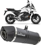 Terminale Di Scarico Senza Omologazione Suono Lv One Evo Carbonio Fondello Carbonio - Leovince Compatibile Con Honda Nc 750 X (2021-2024)