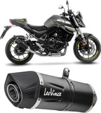Terminale Di Scarico Senza Omologazione Suono Lv One Evo Acciaio Nero Fondello Carbonio - Leovince Compatibile Con Honda Cb 750 Hornet (2023-2024)
