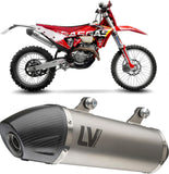 Terminale Di Scarico Senza Omologazione Suono Lv-X Evo Acciaio Fondello Carbonio - Leovince Compatibile Con Ktm 500 Exc-F (2020-2023)