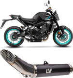 Impianto Di Scarico Completo Non Catalizzato E Senza Omologazione Suono Lv Race Acciaio - Leovince Compatibile Con Yamaha Mt-09 (2024-2026)