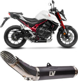 Impianto Di Scarico Completo Non Catalizzato E Senza Omologazione Suono Lv Race Acciaio - Leovince Compatibile Con Honda Cb 750 Hornet (2025-2026)
