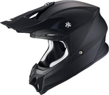 Off-Road Motorcycle Helmet Scorpion Exo Vx-16 Evo Air Polycarbonate Matt Black Solid Size Xs