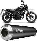 Exhaust Tip Without Sound Certification Gp One Stainless Steel Stainless Steel End Cap - Leovince Compatible With Honda Cl 500 (2023-2024)