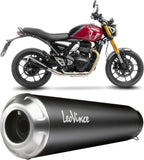 Exhaust Tip Without Sound Certification Gp One Stainless Steel Stainless Steel End Cap - Leovince Compatible With Triumph Scrambler 400 X (2024-2026)