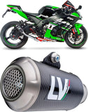 Terminale Di Scarico Senza Omologazione Suono Gp Corsa Evo Carbonio - Leovince Compatibile Con Honda Cb 500 F (2019-2023)