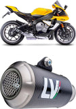 Terminale Di Scarico Senza Omologazione Suono Gp Corsa Carbonio - Leovince Compatibile Con Honda Cbr 500 R (2013-2015)