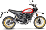 Terminale Di Scarico Senza Omologazione Suono Lv-10 Acciaio Fondello Acciaio - Leovince Compatibile Con Ducati Scrambler 800 Desert Sled (2017-2020)