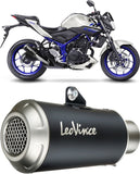 Exhaust Tip Without Sound Certification Lv-10 Carbon Fiber Stainless Steel End Cap - Leovince Compatible With Honda Cb 500 Hornet (2024-2026)
