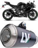 Terminale Di Scarico Senza Omologazione Suono Lv-10 Acciaio Nero Fondello Acciaio - Leovince Compatibile Con Honda Cb 500 Hornet (2024-2026)