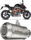 Terminale Di Scarico Senza Omologazione Suono Lv-10 Acciaio Fondello Acciaio - Leovince Compatibile Con Ktm 1290 Super Duke R (2020)