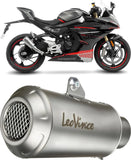 Terminale Di Scarico Senza Omologazione Suono Lv-10 Acciaio Fondello Acciaio - Leovince Compatibile Con Cfmoto 450 Ss - Sr (2023-2024)