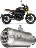 Terminale Di Scarico Senza Omologazione Suono Lv-10 Acciaio Fondello Acciaio - Leovince Compatibile Con Moto Morini Seiemmezzo Scr - Str - A2 (2023-2024)