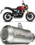 Exhaust Tip Without Sound Certification Lv-10 Stainless Steel Stainless Steel End Cap - Leovince Compatible With Triumph Speed 400 (2024-2026)