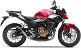 Terminale Di Scarico Senza Omologazione Suono Lv-10 Acciaio Nero Fondello Acciaio - Leovince Compatibile Con Honda Nx 500 (2024-2026)