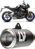 Terminale Di Scarico Senza Omologazione Suono Lv Corsa Carbonio Fondello Acciaio - Leovince Compatibile Con Yamaha Mt-10 - Sp (2016-2020)