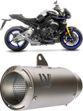 Terminale Di Scarico Senza Omologazione Suono Lv Corsa Titanio Fondello Acciaio - Leovince Compatibile Con Yamaha Mt-10 - Sp (2022-2025)