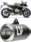Terminale Di Scarico Senza Omologazione Suono Lv Corsa Carbonio Fondello Acciaio - Leovince Compatibile Con Yamaha Yzf-R1 - M 1000 (2020-2025)