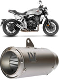 Terminale Di Scarico Senza Omologazione Suono Lv Corsa Titanio Fondello Acciaio - Leovince Compatibile Con Honda Cb 1000 R Neo Sports Café (2018-2024)