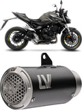 Terminale Di Scarico Senza Omologazione Suono Lv Corsa S Acciaio Nero Fondello Acciaio - Leovince Compatibile Con Honda Cb 1000 Hornet - Sp (2025-2026)