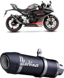 Terminale Di Scarico Senza Omologazione Suono Gp Corsa Evo Carbonio - Leovince Compatibile Con Cfmoto 450 Ss - Sr (2023-2024)
