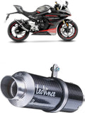 Terminale Di Scarico Senza Omologazione Suono Gp Corsa Carbonio - Leovince Compatibile Con Cfmoto 450 Ss - Sr (2023-2024)