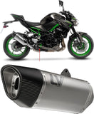 Terminale Di Scarico Senza Omologazione Suono Lv-14 R Titanio Fondello Carbonio - Leovince Compatibile Con Kawasaki Z 900 (2017-2019)