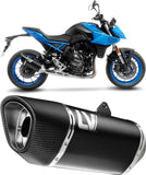 Impianto Di Scarico Completo Non Catalizzato E Senza Omologazione Suono Lv-14 R Acciaio Nero Fondello Carbonio - Leovince Compatibile Con Suzuki Gsx 8R (2024)