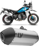 Terminale Di Scarico Senza Omologazione Suono Lv-14 Titanio Fondello Carbonio - Leovince Compatibile Con Ktm 890 Smt (2023-2026)