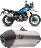 Terminale Di Scarico Senza Omologazione Suono Lv-14 Acciaio Fondello Carbonio - Leovince Compatibile Con Cfmoto 800 Mt (2022-2024)