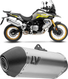 Terminale Di Scarico Senza Omologazione Suono Lv-14 Titanio Fondello Carbonio - Leovince Compatibile Con Voge Valico 900 Dsx (2024-2026)