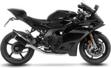 Impianto Di Scarico Completo Non Catalizzato E Senza Omologazione Suono Lv-14 R Acciaio Nero Fondello Carbonio - Leovince Compatibile Con Yamaha Yzf-R9 900 (2025-2026)