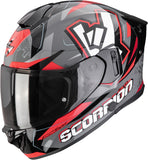 Full-Face Motorcycle Helmet Scorpion Exo Exo-530 Air Polycarbonate Grey Black Red Rok Size S