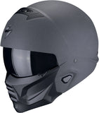 Casco Integrale Per Moto Scorpion Exo Exo-Combat Ii Polycarbonate Grigio Scuro Graphite Taglia Xs