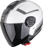 Urban Motorcycle Helmet Scorpion Exo Exo-City Ii Polycarbonate Pearl White Silver Cosmos Size Xl
