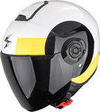 Casco Urban Per Moto Scorpion Exo Exo-City Ii Polycarbonate Bianco Nero Giallo Sheer Taglia Xxl