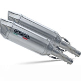 Catalytic Exhaust Tip With Sound Certification Furore-X Stainless Steel - Gpr Compatible With Honda Varadero 1000 (1999-2011)