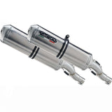 Doppio Terminale Di Scarico Catalizzato E Con Omologazione Suono Satinox Acciaio - Gpr Compatibile Con Yamaha Tdm 900 (2002-2014)
