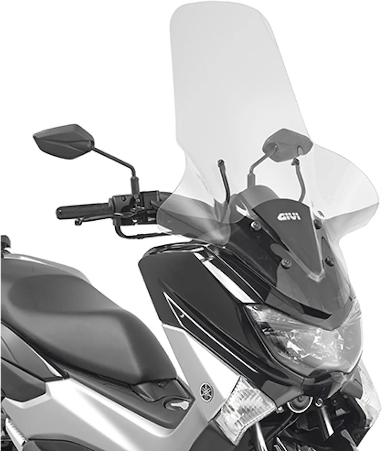 Parabrezza Trasparente - Givi Compatibile Con Yamaha N-Max 125 - 155 (2015-2020)