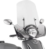 Transparent Wind-Screen - Givi Compatible With Yamaha D'Elight 125 (2021-2024)
