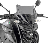 Smoked Wind-Scree - Givi Compatible With Yamaha Mt-125 (2020-2024)
